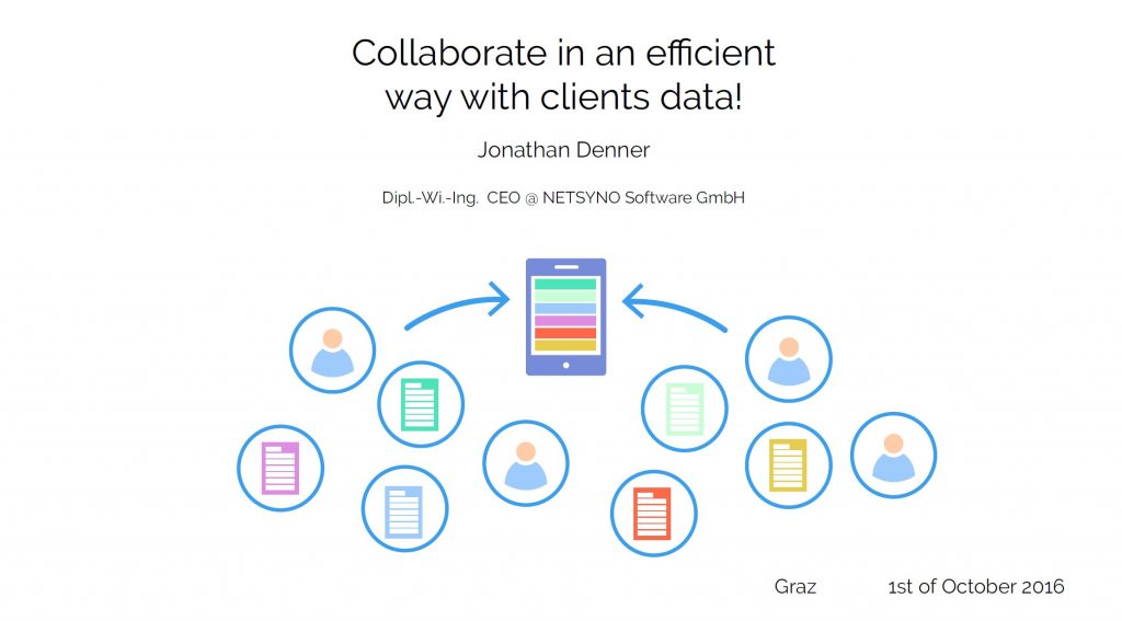 collaborate in an efficient way with clients data